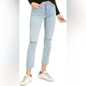 HUDSON Jeans Barbara High-Waist Crop Straight in Worn Strangers size 26